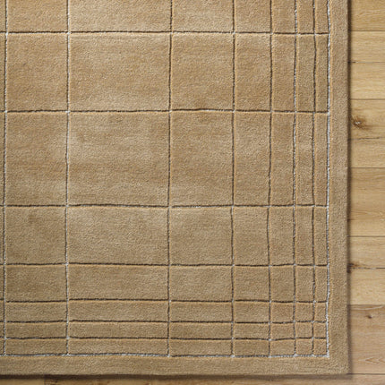 Sedna Brown Wool Area Rug Rugs TriadCommerceInc