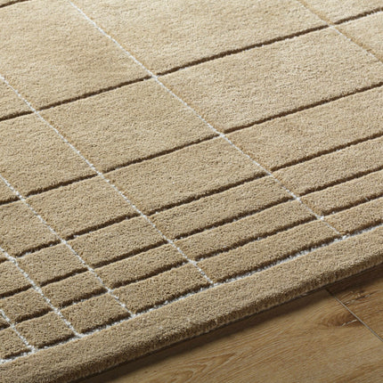 Sedna Brown Wool Area Rug Rugs TriadCommerceInc