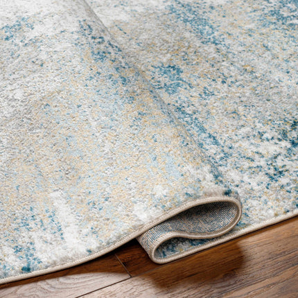 Duval Blue Abstract Area Rug Rugs TriadCommerceInc