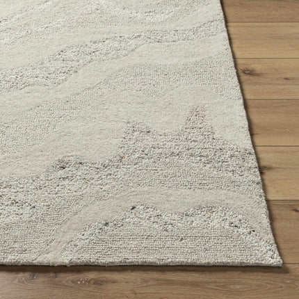 Siani Cream Wool Area Rug Rugs TriadCommerceInc