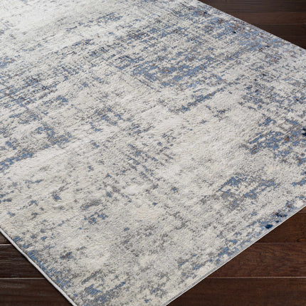 Texanna Abstract Blue/Gray Area Rug Rugs TriadCommerceInc