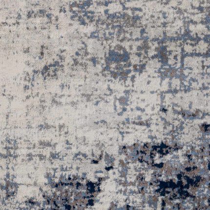 Texanna Abstract Blue/Gray Area Rug Rugs TriadCommerceInc