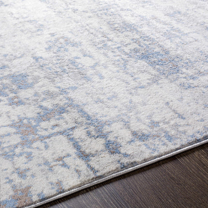 Texanna Abstract Blue/Gray Area Rug Rugs TriadCommerceInc