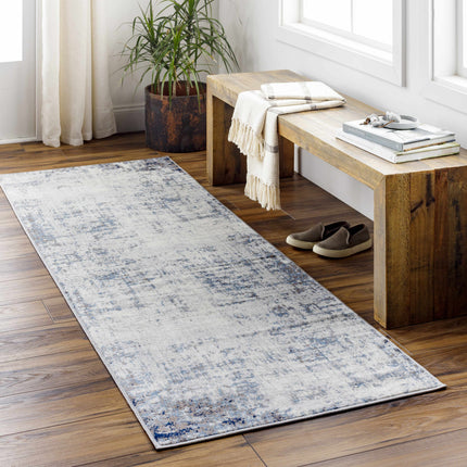Texanna Abstract Blue/Gray Area Rug Rugs TriadCommerceInc