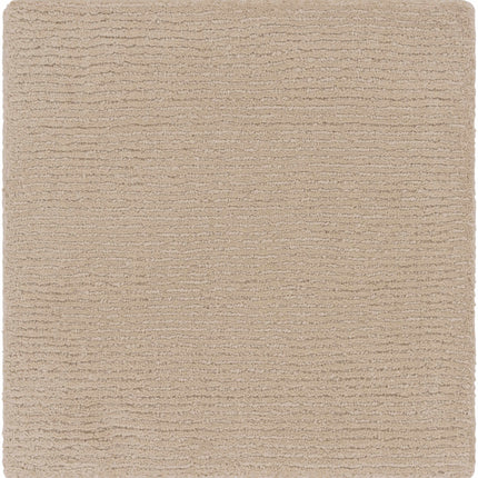Brockton Solid Tan Wool Rug Rugs TriadCommerceInc