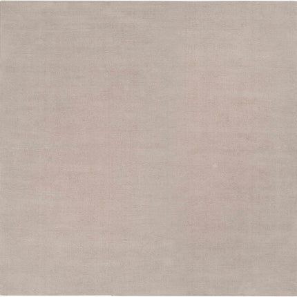 Brockton Solid Tan Wool Rug Rugs TriadCommerceInc 8' Square