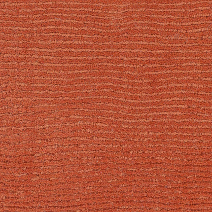 Brockton Solid Wool Orange Area Rug Rugs TriadCommerceInc