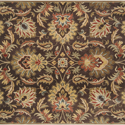 Chesterton 1028 Hand Tufted Brown Wool Rug Rugs TriadCommerceInc 8' Square