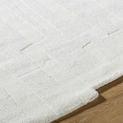 Yonah White Abstract Area Rug Rugs TriadCommerceInc