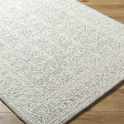 Yadid Gray Wool Area Rug Rugs TriadCommerceInc