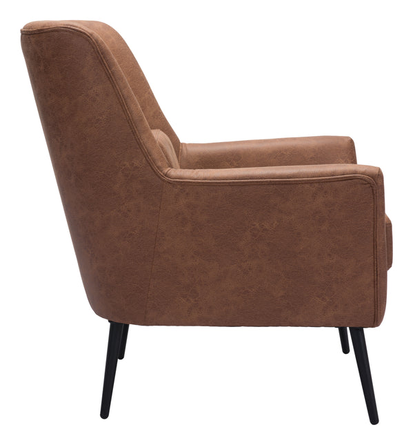 Ontario Accent Chair Vintage Brown Chairs TriadCommerceInc