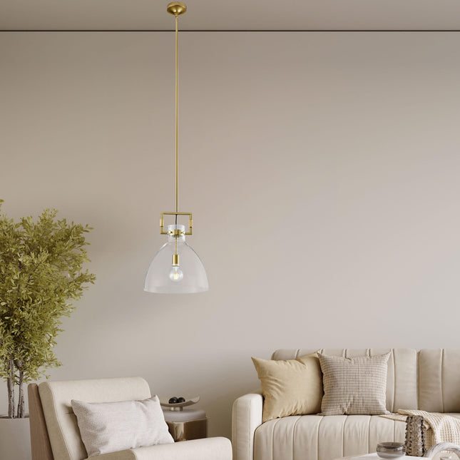 Cronus Crystal & Gold LED 1 Light Pendant Home Decor > Lighting > Ceiling Lights > Pendant Lights TriadCommerceInc