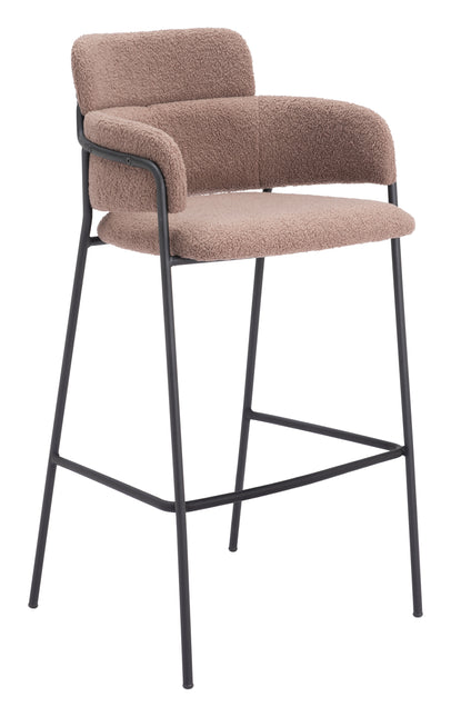 Marcel Barstool (Set of 2) Brown Barstools TriadCommerceInc Default Title  