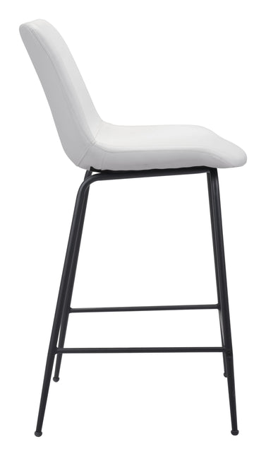 Byron Counter Stool White Counter Stools TriadCommerceInc   