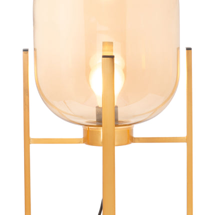 Wonderwall Table Lamp Gold Table Lamps TriadCommerceInc   