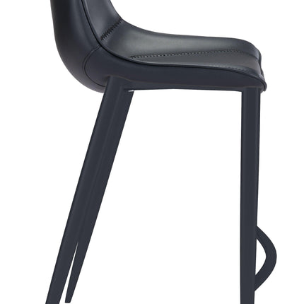 Magnus Barstool (Set of 2) Black Barstools TriadCommerceInc   