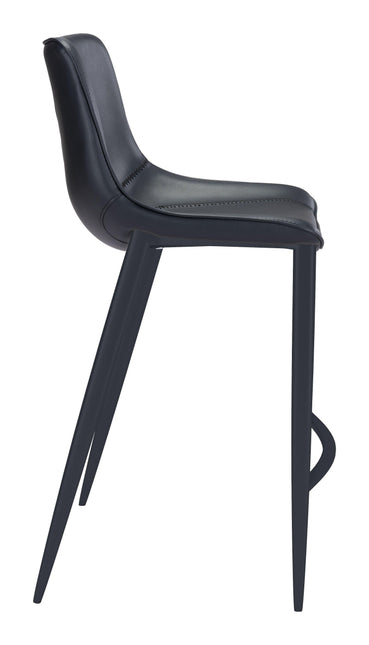 Magnus Barstool (Set of 2) Black Barstools TriadCommerceInc   