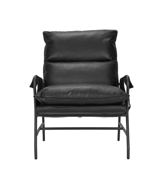 Halaus Accent Chair Black Chairs TriadCommerceInc   