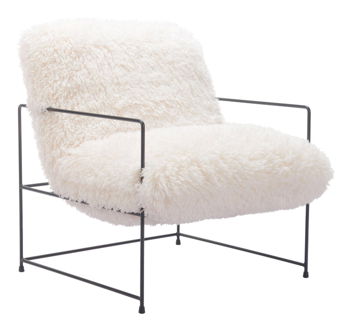 Pelut Accent Chair White Chairs TriadCommerceInc Default Title