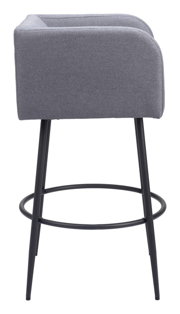 Horbat Barstool (Set of 2) Gray Barstools TriadCommerceInc   