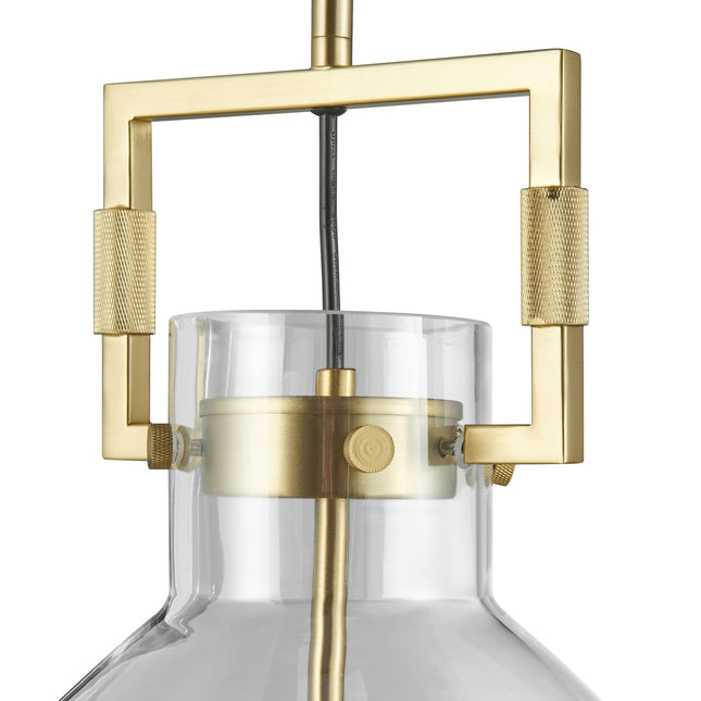 Cronus Crystal & Gold LED 1 Light Pendant Pendants TriadCommerceInc   