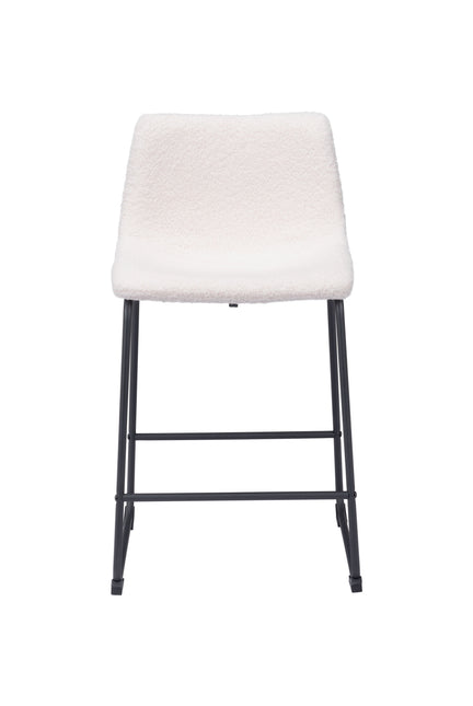 Smart Counter Stool (Set of 2) Ivory Counter Stools TriadCommerceInc   