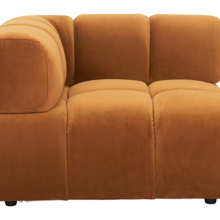 Rist Corner Chair Brown Sofas TriadCommerceInc   