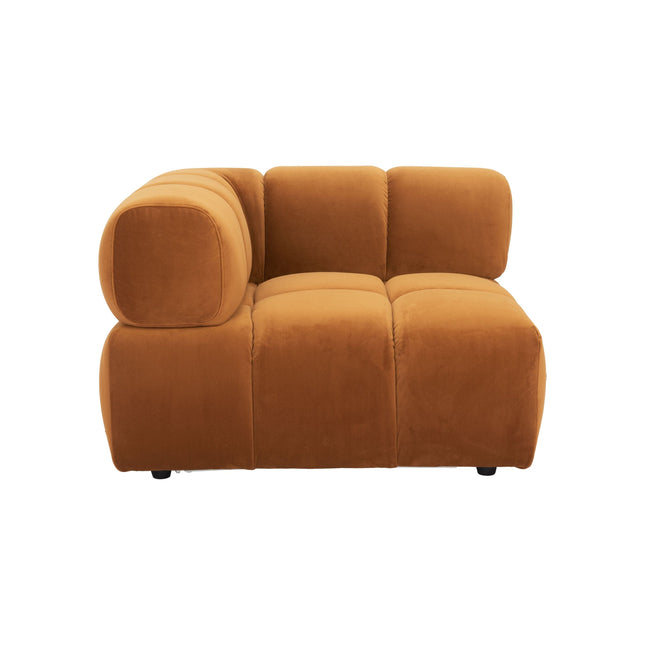 Rist Corner Chair Brown Sofas TriadCommerceInc   