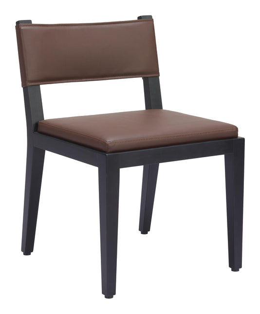 Roxas Dining Chair (Set of 2) Brown Chairs TriadCommerceInc Default Title  