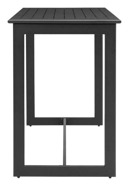 Midnight Wave Bar Table Black Tables TriadCommerceInc   