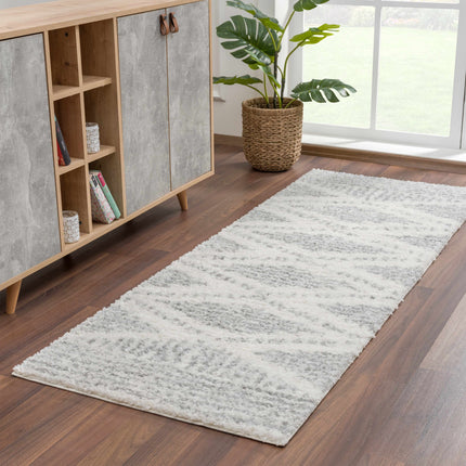 Trunding Plush Area Rug in Gray Rugs TriadCommerceInc