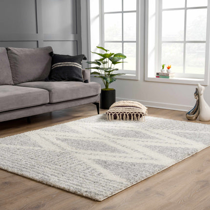 Trunding Plush Area Rug in Gray Rugs TriadCommerceInc