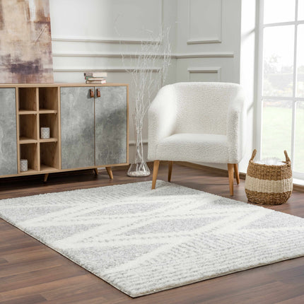 Trunding Plush Area Rug in Gray Rugs TriadCommerceInc