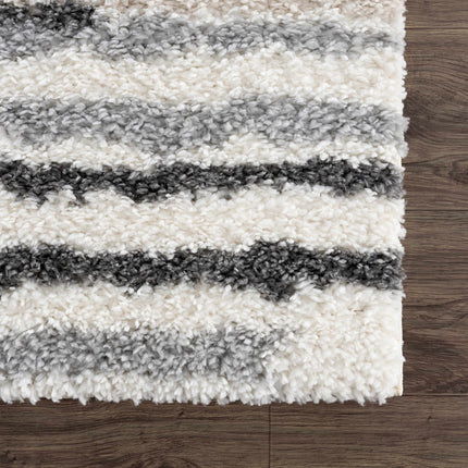 Zoya Irregular Striped Area Rug Rugs TriadCommerceInc