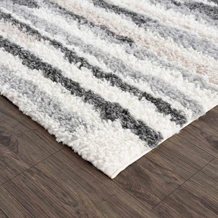 Zoya Irregular Striped Area Rug Rugs TriadCommerceInc
