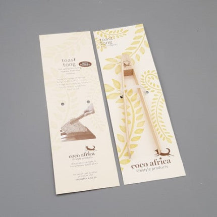 Magnetic Wooden Toast & Garnish Tongs Décor TriadCommerceInc