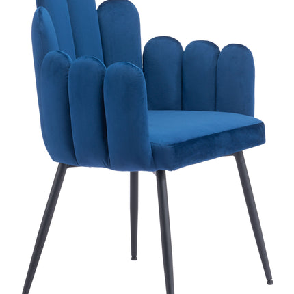 Noosa Dining Chair (Set of 2) Navy Blue Chairs TriadCommerceInc   