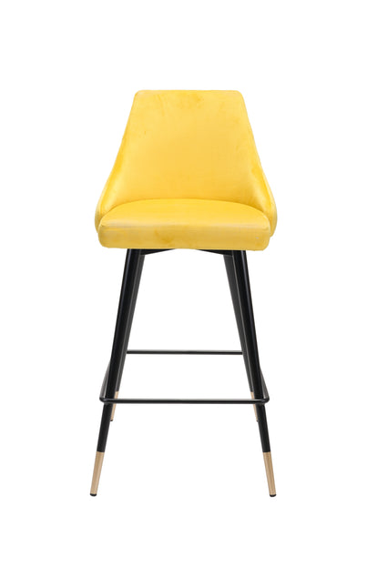 Piccolo Counter Stool Yellow Counter Stools TriadCommerceInc   