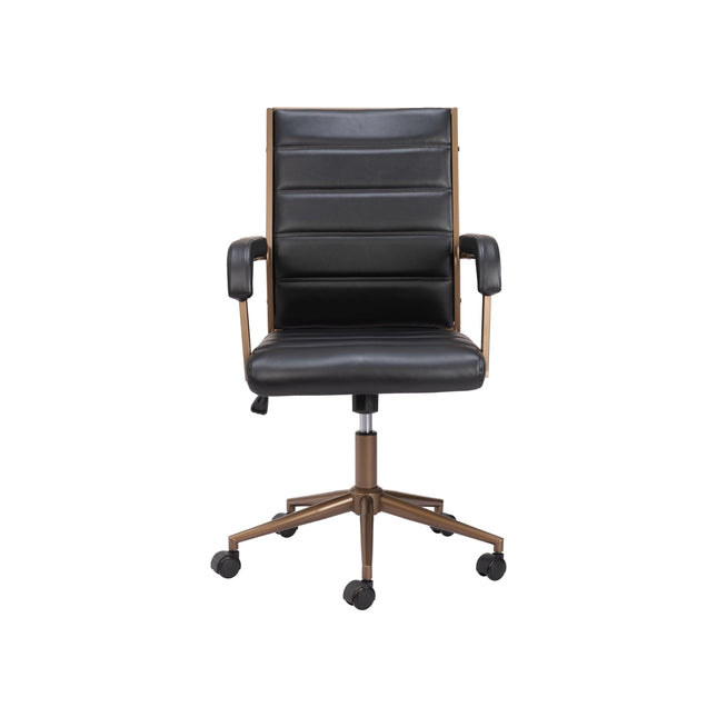 Auction Office Chair Vintage Black Chairs TriadCommerceInc   