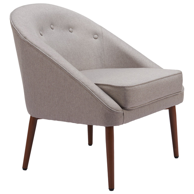 Carter Accent Chair Gray Chairs TriadCommerceInc   