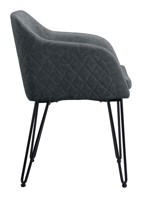 Braxton Dining Chair (Set of 2) Vintage Gray Chairs TriadCommerceInc   