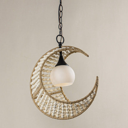 1-Light Farmhouse Boho Pendant Lighting for Home Decor Home Decor > Lighting > Ceiling Lights > Pendant Lights TriadCommerceInc