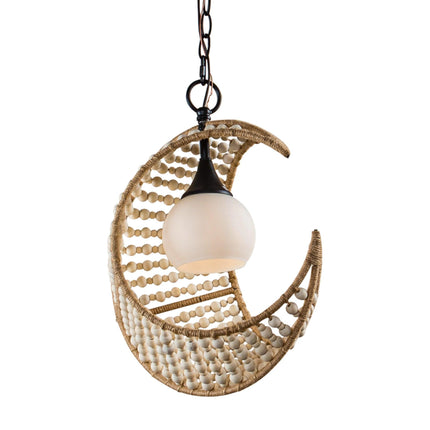 1-Light Farmhouse Boho Pendant Lighting for Home Decor Home Decor > Lighting > Ceiling Lights > Pendant Lights TriadCommerceInc