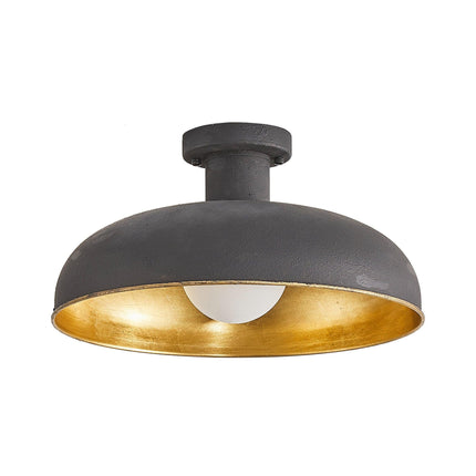 Vintage 1-Light Industrial Flush Mount Ceiling Light Home Decor > Lighting > Ceiling Lights TriadCommerceInc