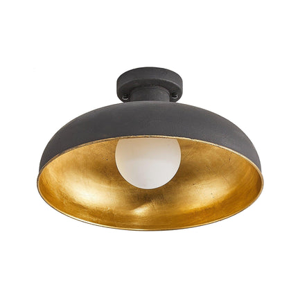 Vintage 1-Light Industrial Flush Mount Ceiling Light Home Decor > Lighting > Ceiling Lights TriadCommerceInc