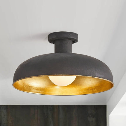 Vintage 1-Light Industrial Flush Mount Ceiling Light Home Decor > Lighting > Ceiling Lights TriadCommerceInc