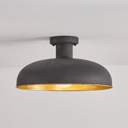 Vintage 1-Light Industrial Flush Mount Ceiling Light Home Decor > Lighting > Ceiling Lights TriadCommerceInc