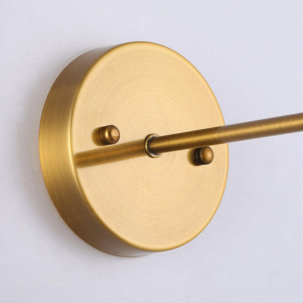 1-Light Modern Golden Wall Scone Light with Wooden Beads Home Decor > Lighting > Wall Lighting > Wall Sconces TriadCommerceInc