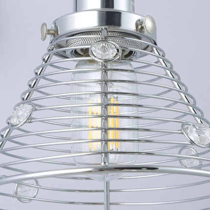 1-Light Modern Silver Wall Scone Light for Bedroom Home Decor > Lighting > Wall Lighting > Wall Sconces TriadCommerceInc