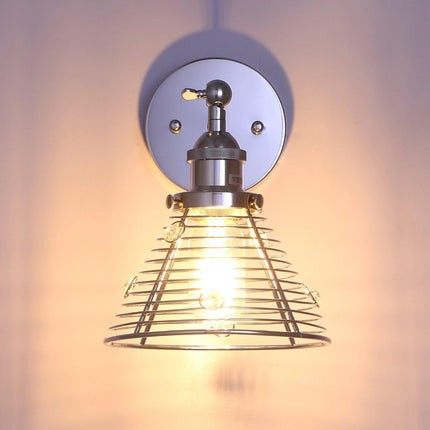 1-Light Modern Silver Wall Scone Light for Bedroom Home Decor > Lighting > Wall Lighting > Wall Sconces TriadCommerceInc